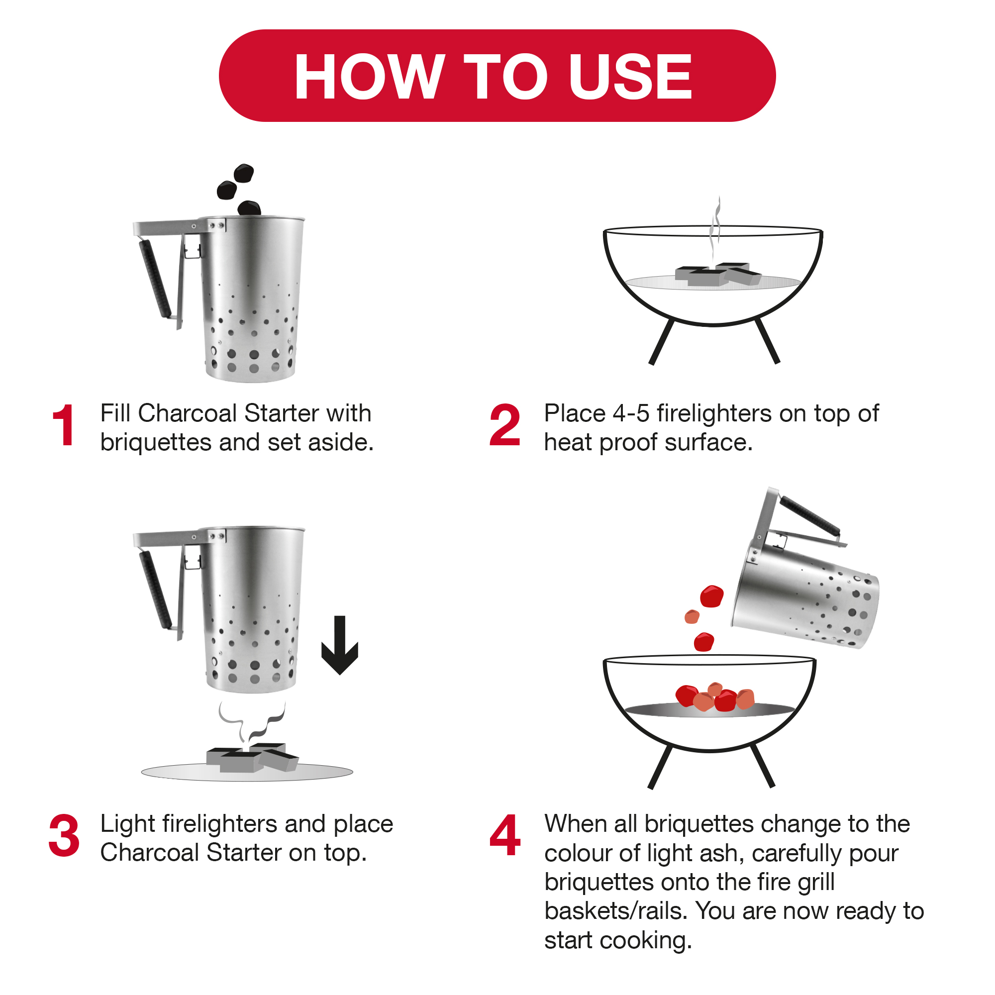 Charcoal Chimney Starter CharGriller Australia