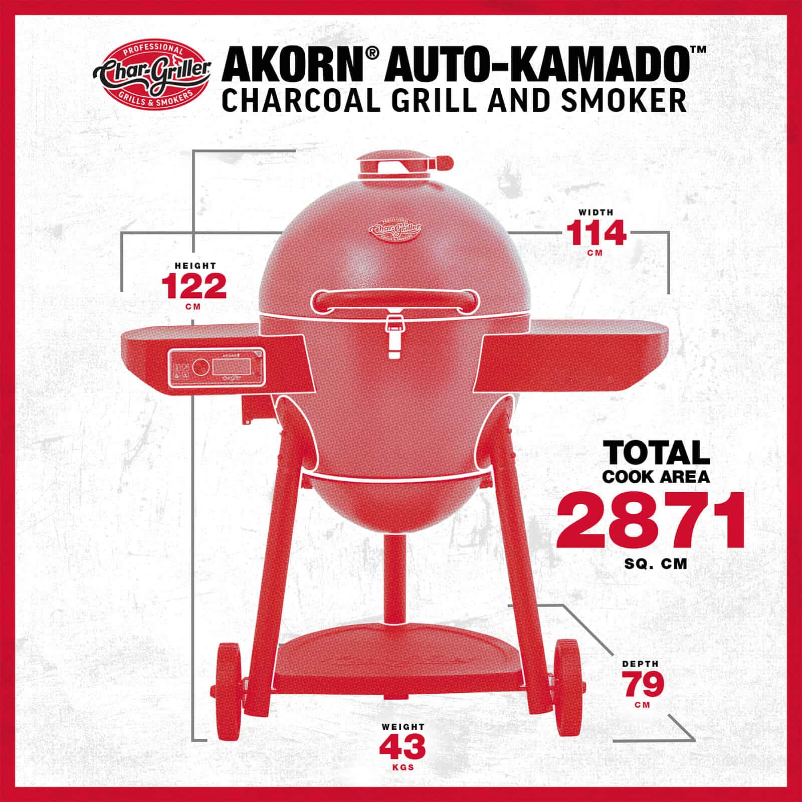 Akorn® Auto-Kamado™ Charcoal Grill - Products - Char-Griller
